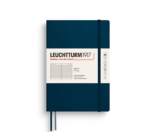 Leuchtturm carnet A5 souple - Deep Sea