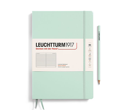 Leuchtturm carnet B5 rigide - Mint Green