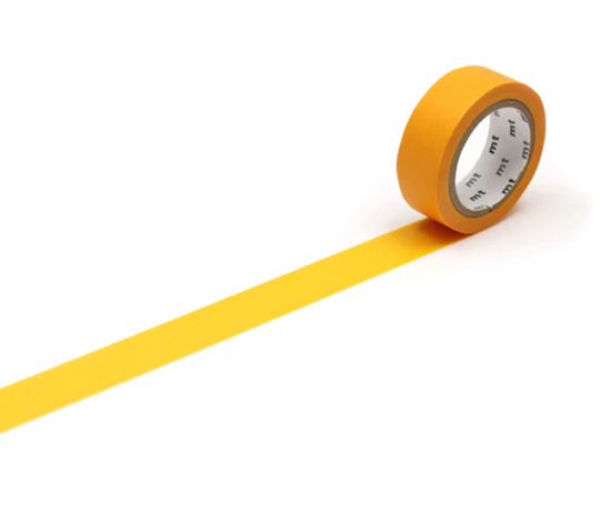 MT uni - washi tape Orange himawari