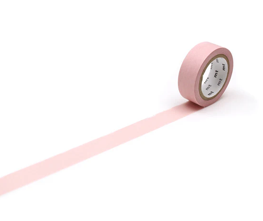 MT uni - washi tape Rose scarlet pastel