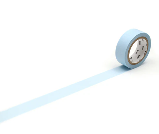 MT uni - washi tape Bleu cyan pastel