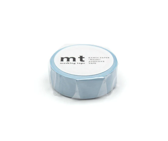 MT uni - washi tape Bleu cyan pastel
