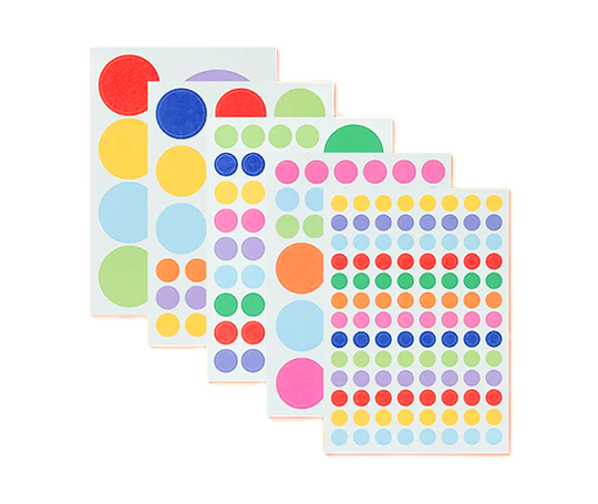 Mishmash - 5 planches de gommettes de différents formats