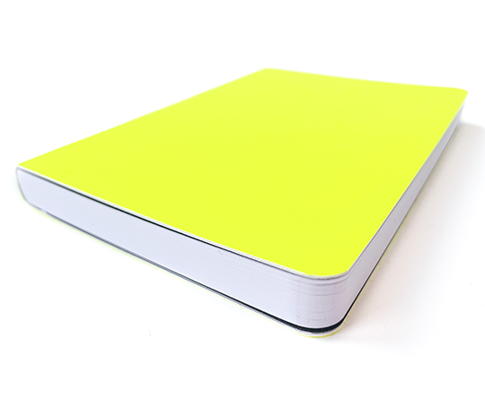 Carnet A6 à couverture souple - Candy jaune fluo