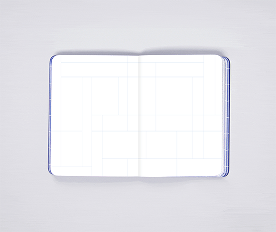 Carnet A6 à couverture souple - Break the grid