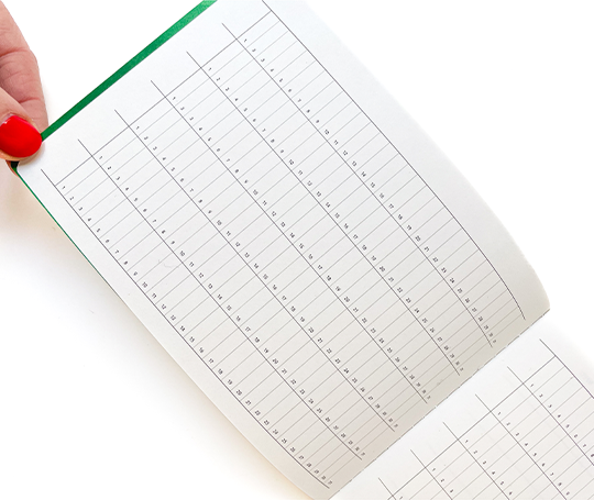 Planner non-daté mensuel