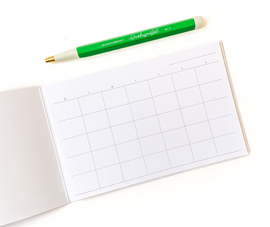 Bloc de notes adhésives mensuelles