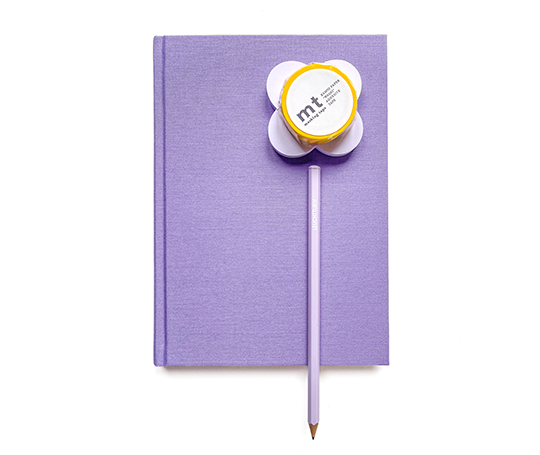Carnet de notes  toilé A5 - Lilac silk
