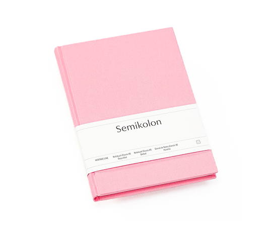 Carnet de notes  toilé A5 - Flamingo