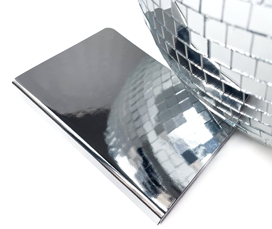 Carnet A6 à couverture souple - Shiny Starlet argenté
