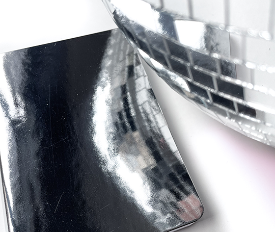 Carnet A6 à couverture souple - Shiny Starlet argenté