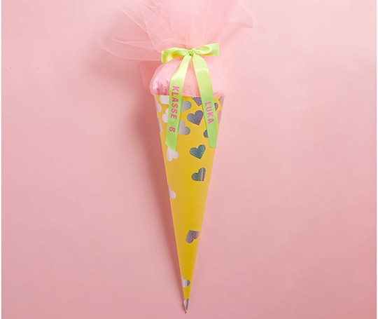 Distributeur d'autocollants en forme de coeur - Holographique