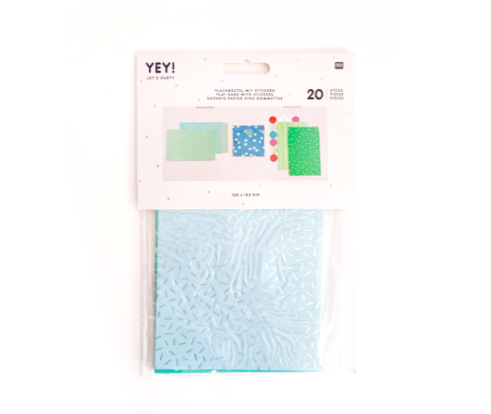 20 Sachets cadeau S + autocollants