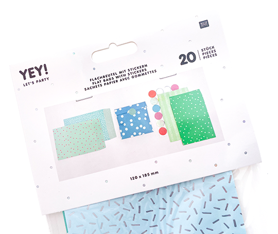 20 Sachets cadeau S + autocollants