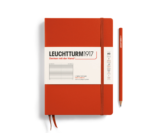 Leuchtturm carnet A5 rigide - Fox Red
