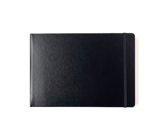 Leuchtturm - carnet de croquis A5 (paysage) - Black
