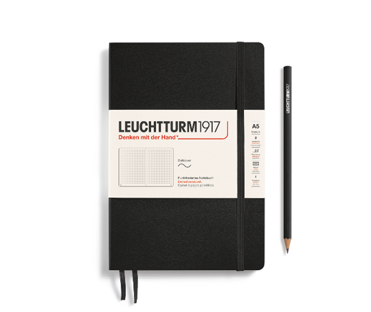 Leuchtturm carnet A5 souple - Black