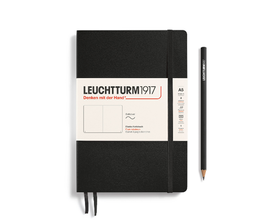 Leuchtturm carnet A5 souple - Black