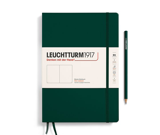 Leuchtturm carnet B5 rigide - Forest Green