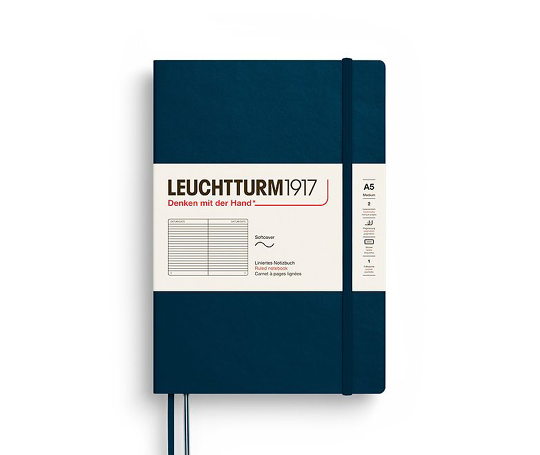 Leuchtturm carnet A5 souple - Deep Sea