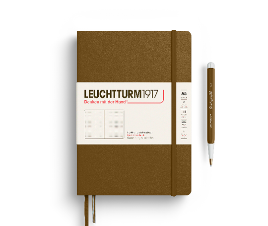 Leuchtturm - Carnet A5 rigide - Spice Brown