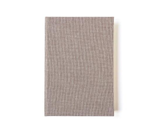 Carnet toilé A5 - chiné beige