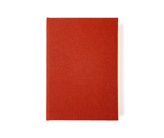 Carnet toilé A5 - brique