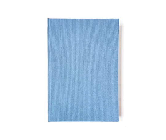 Carnet toilé A5 - bleu clair
