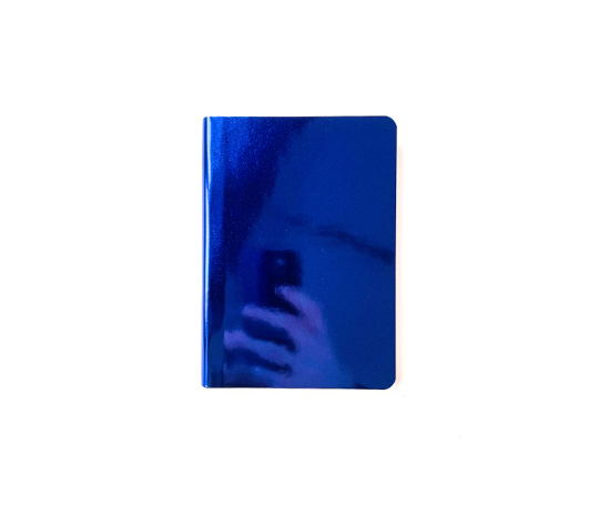 Carnet A6 à couverture souple - Shiny Starlet bleu
