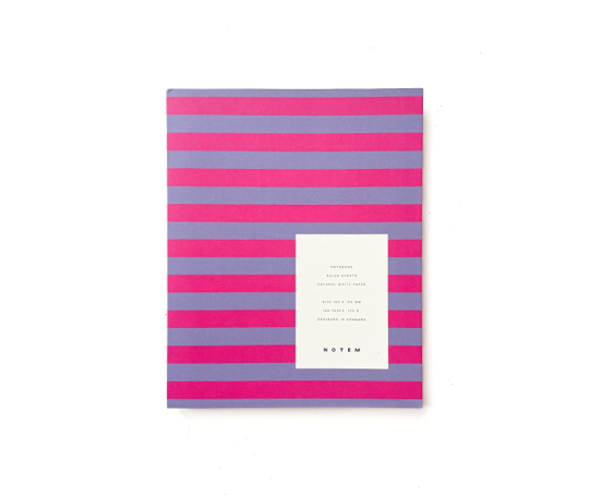 Notem - UMA Carnet - Lavender Stripe - Medium