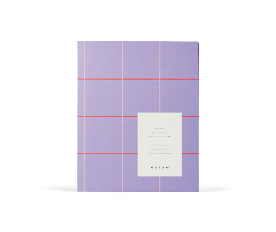 Notem - UMA Carnet - Lavender Check - Medium