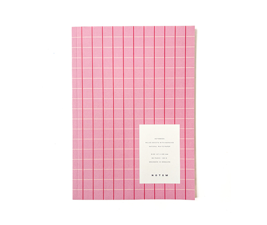 Notem - VITA carnet - Rose Grid - Medium
