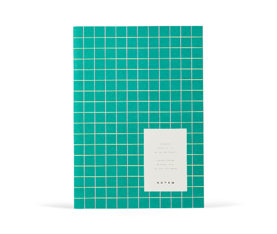 Notem - carnet VITA - New Green Grid - Medium