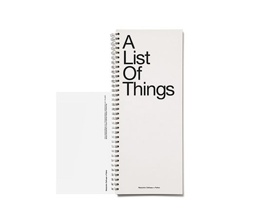 Marjolein Delhaas - A List of Things