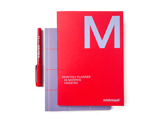 Mishmash - planificateur mensuel A5 non daté