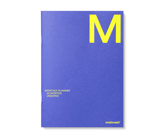 Mishmash - planificateur mensuel A4 non daté