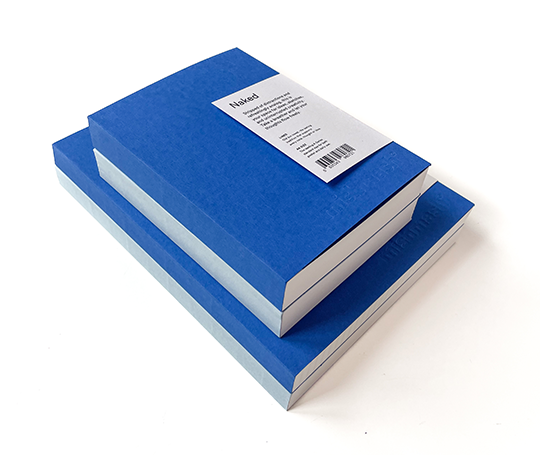 Mishmash - carnet Naked A6 - Bleu cobalt