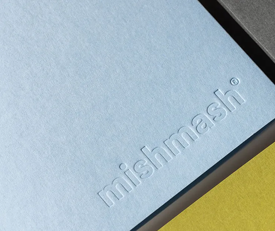 Mishmash carnet Naked A5 - Bleu clair