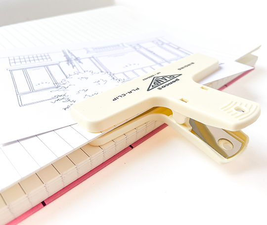 Penco - pince en plastique Clampy Pla-clip - ivoire