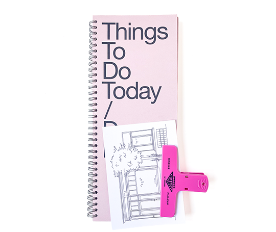 Penco - pince en plastique  Clampy Pla-clip - rose