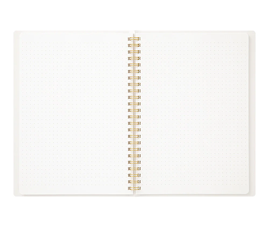 Midori - carnet à spirales à papier blanc Dot Grid