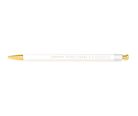 Prime Timber porte-mine en bois - 2mm - Blanc