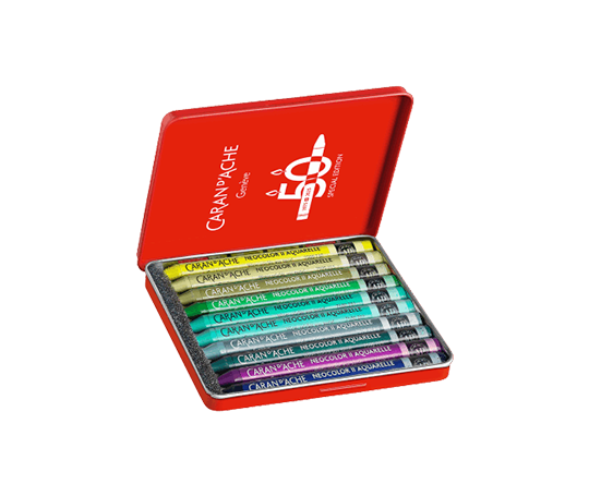 Caran d'Ache NEOCOLOR II Aquarelle 50 ans 10 pastels -  Lush