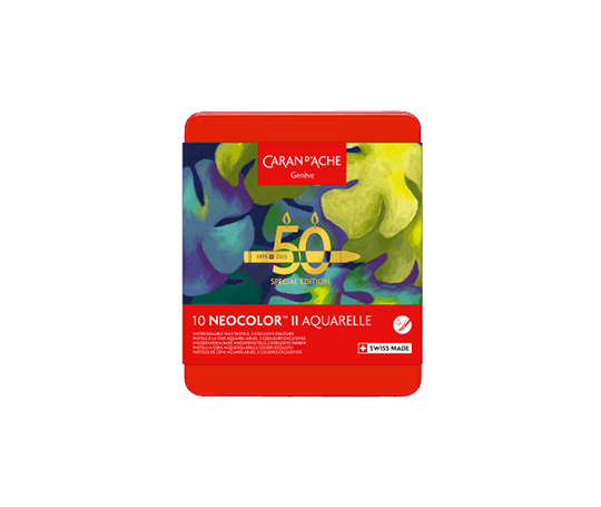 Caran d'Ache NEOCOLOR II Aquarelle 50 ans 10 pastels -  Lush