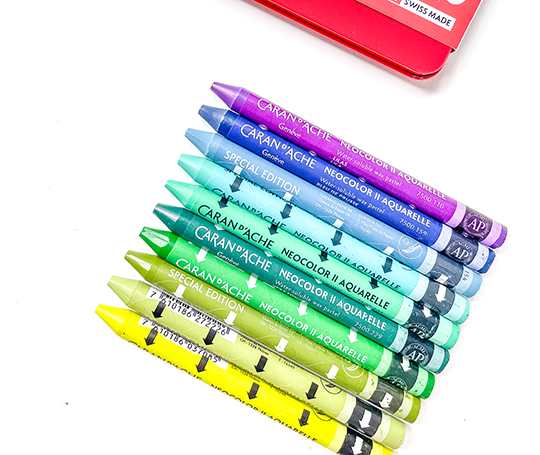 Caran d'Ache NEOCOLOR II Aquarelle 50 ans 10 pastels -  Lush