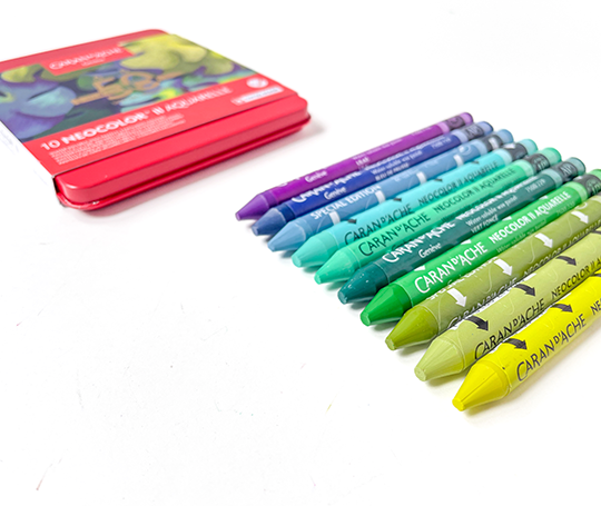 Caran d'Ache NEOCOLOR II Aquarelle 50 ans 10 pastels -  Lush