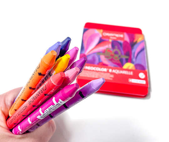 Caran d'Ache NEOCOLOR II Aquarelle 50 ans 10 pastels -  Pop