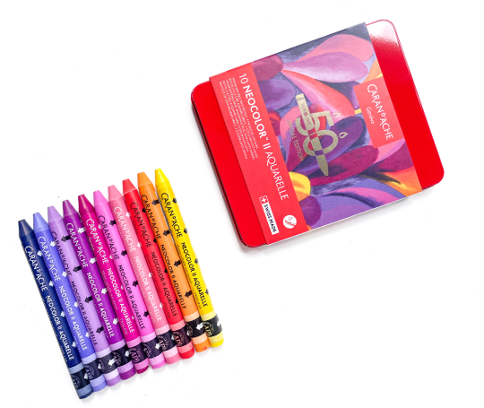 Caran d'Ache NEOCOLOR II Aquarelle 50 ans 10 pastels -  Pop