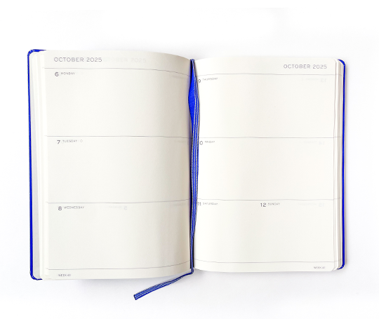 Leuchtturm agenda 25/26 A5 rigide en blocs - Ink