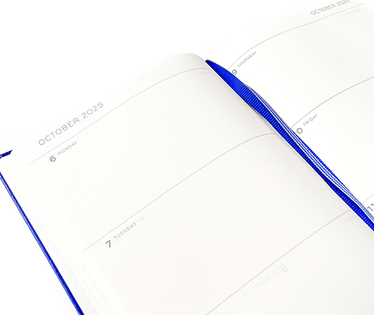 Leuchtturm agenda 25/26 A5 rigide en blocs - Ink